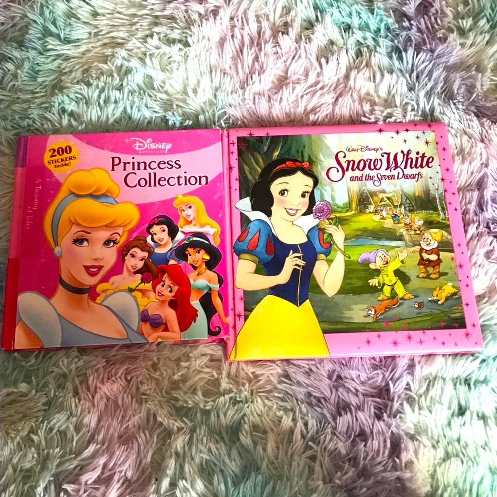 Bundle of two Disney princess chapter books. Non smoking home.